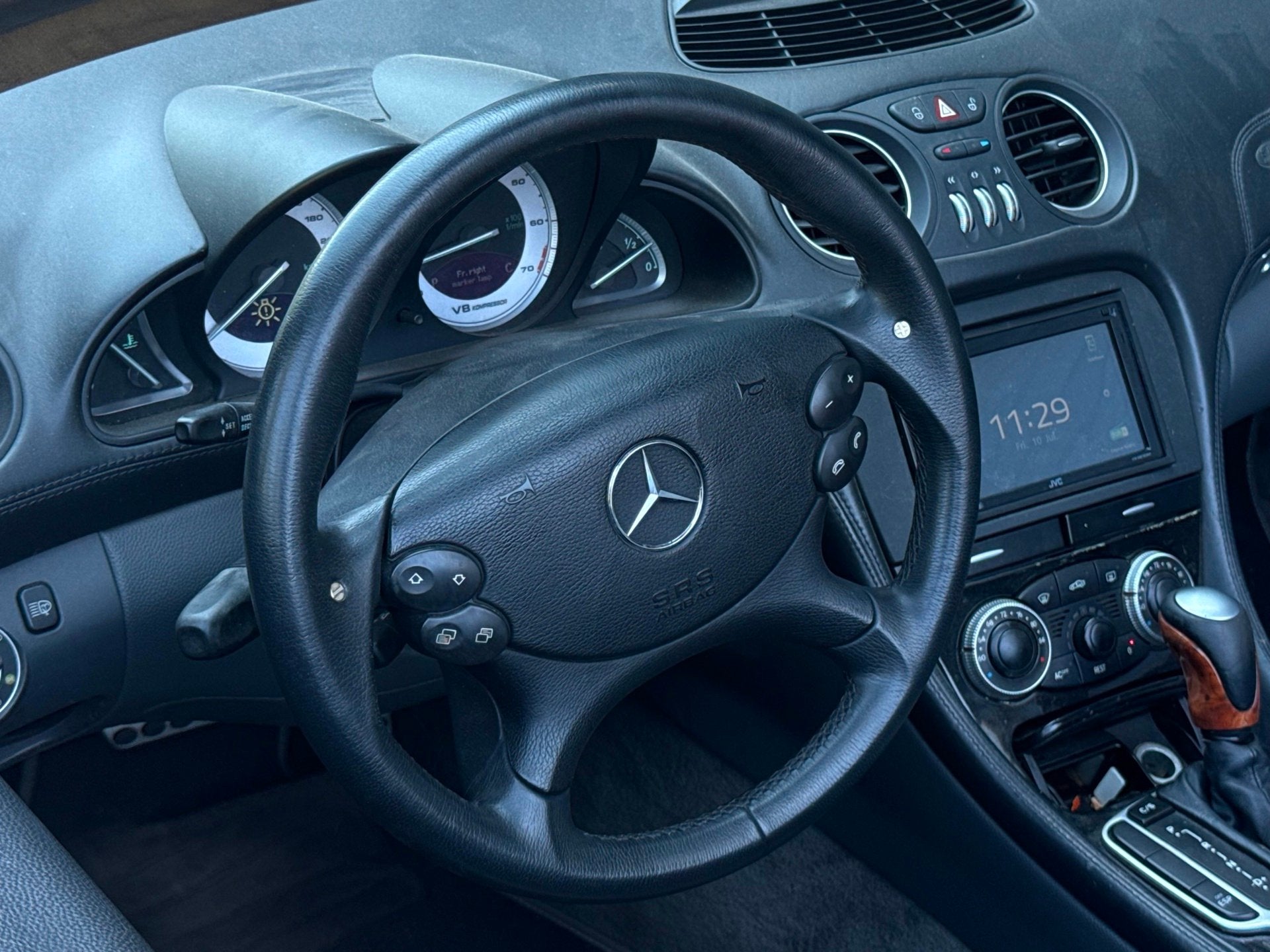 Mercedes-Benz SL-klasse 500 LUCHTVERING/WIDE BODY KIT/SL63/B, Auto's, Automaat, Achterwielaandrijving, Gebruikt, Automatische klimaatregeling