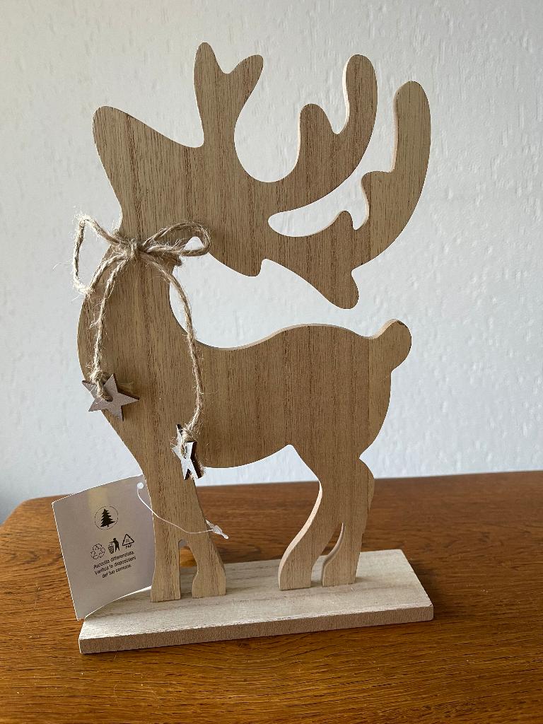 Rendier van Hout Nieuw, Diversen, Kerst, Ophalen of Verzenden, Nieuw