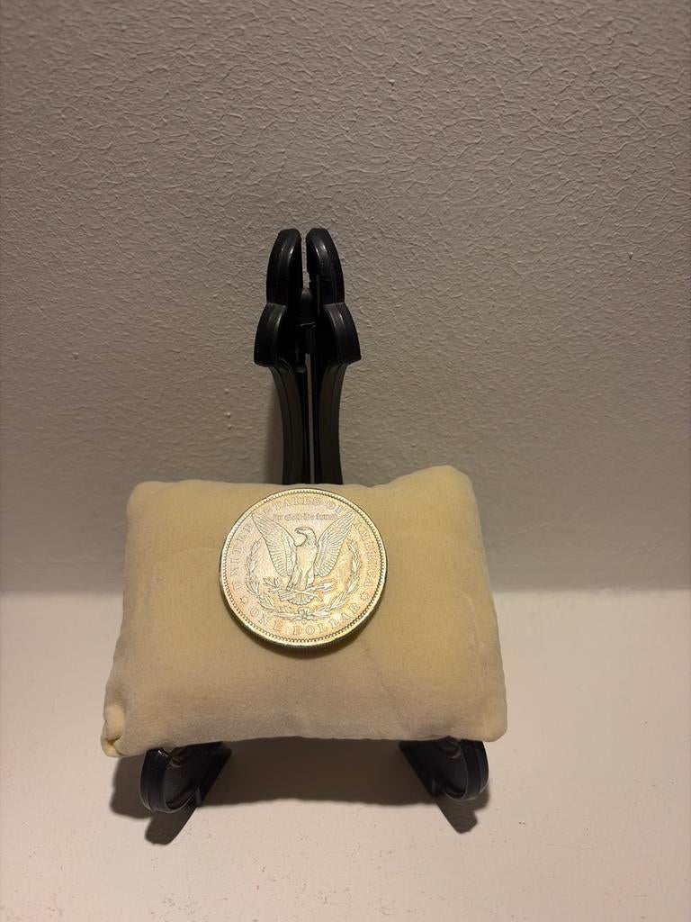 Zilveren Morgan Dollar Munt - Noord-Amerikaanse Collectie, Verzenden, Noord-Amerika, Losse munt, Zilver