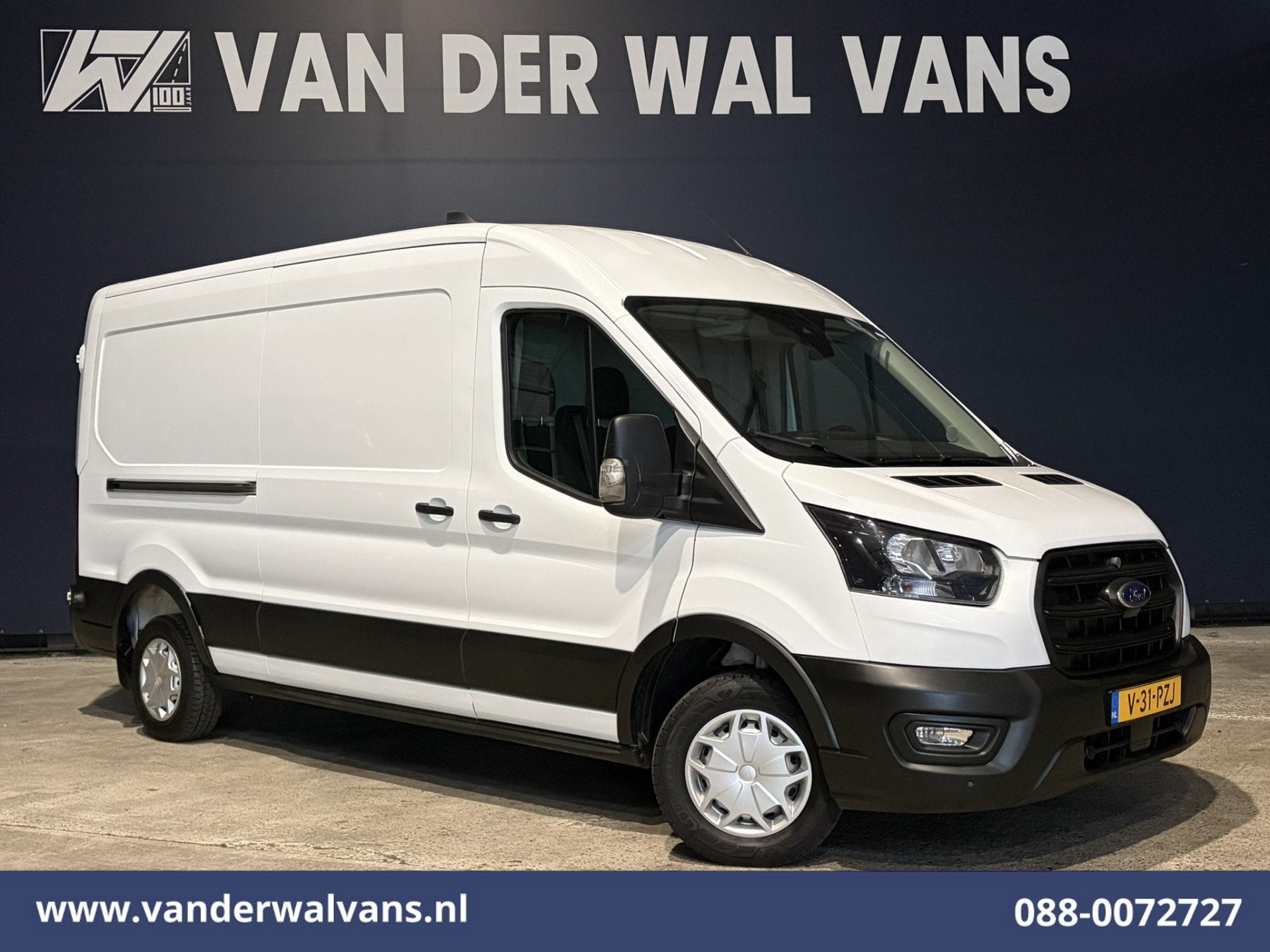 Ford Transit 2.0 TDCI 130pk L3H2 Euro6 Airco | Cruisecontrol, Auto's, Voorwielaandrijving, Stof, 4 cilinders, Bluetooth
