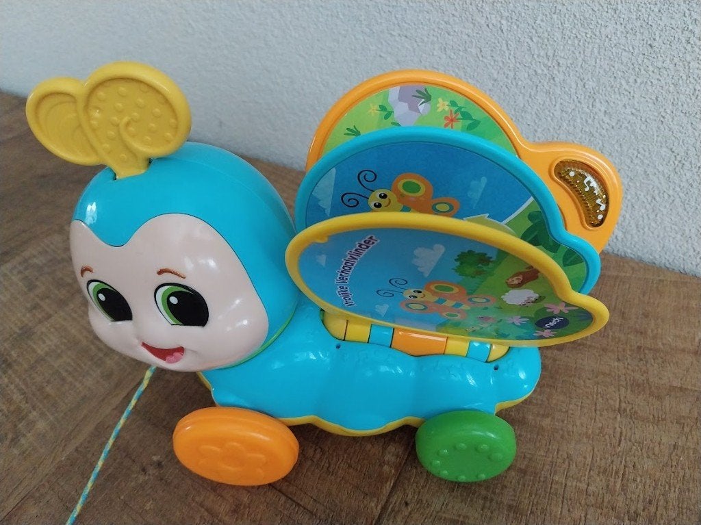 Vtech vrolijke verhaalvlinder, Ophalen of Verzenden, Zo goed als nieuw, 6 maanden tot 2 jaar
