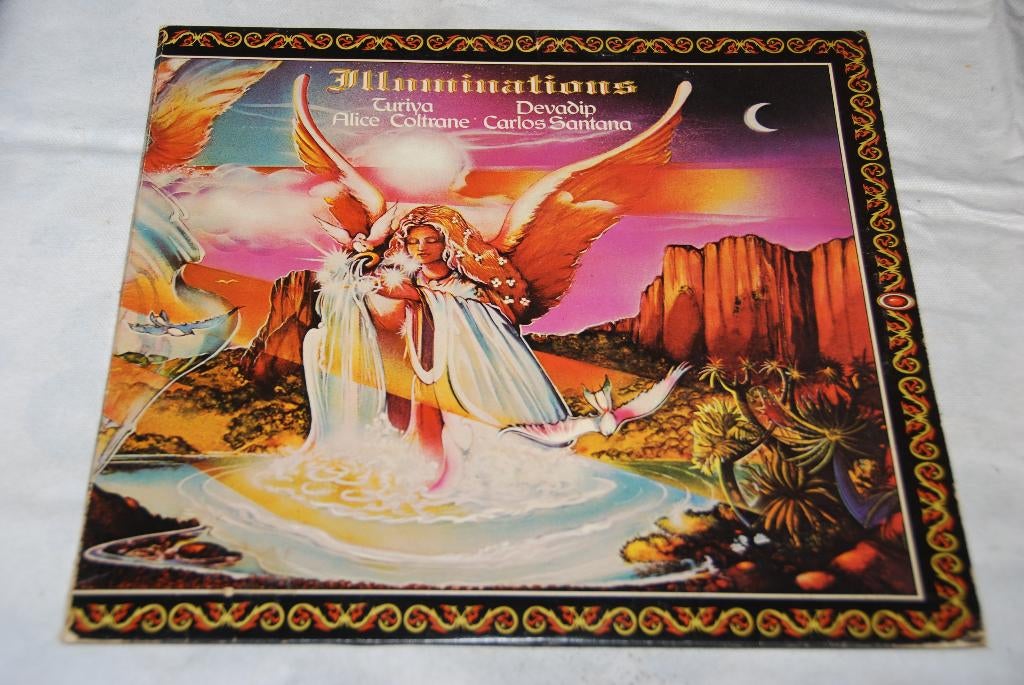 Devadip Carlos Santana – Illuminations LP Vinyl, Ophalen of Verzenden, Gebruikt, 12 inch, Poprock