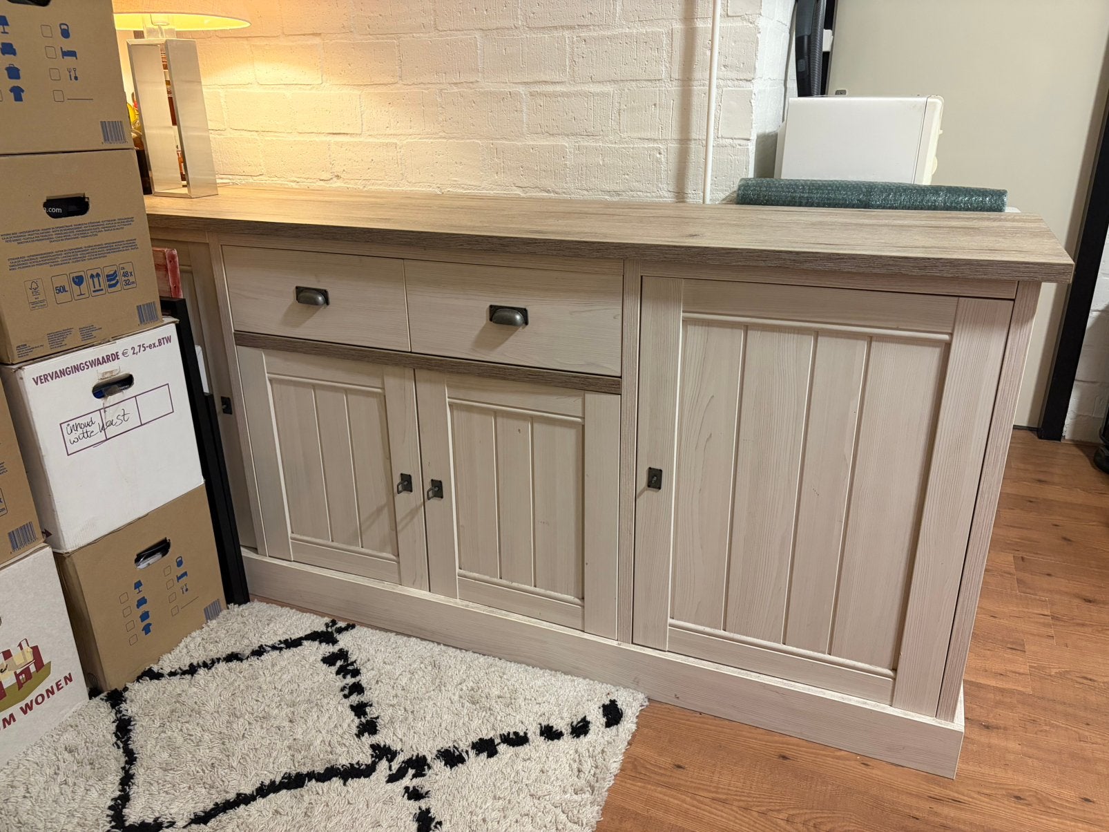 Dressoir kast, Ophalen, Gebruikt, Met deur(en), 200 cm of meer