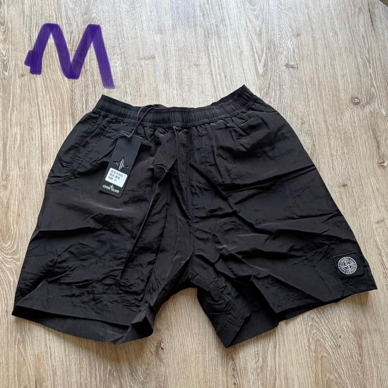 Stone Island - Zwem Broek - Zwart - M, Ophalen of Verzenden, Nieuw, Maat 48/50 (M), Zwart