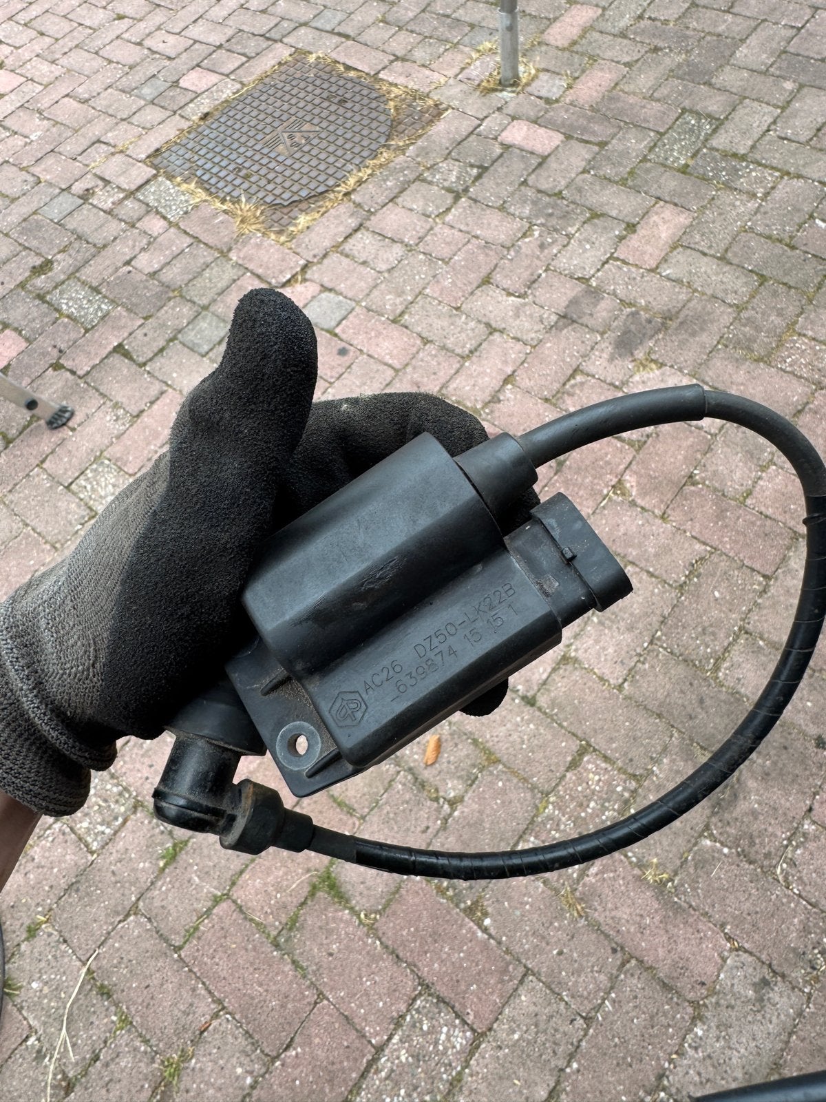 Originele Piaggio CDI-bobine unit 4T 50cc (begrensd), Ophalen of Verzenden, Gebruikt, Overige typen, Piaggio
