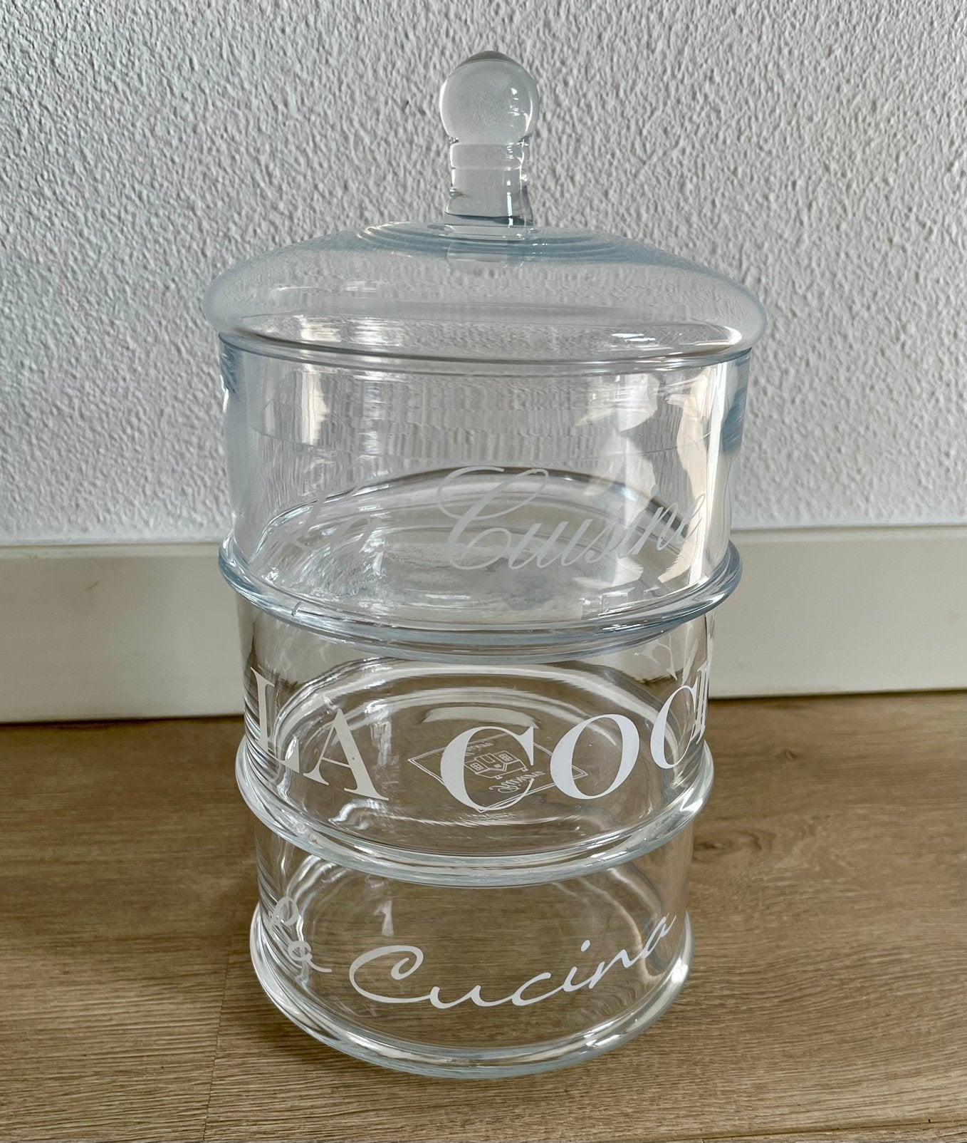 Riviera Maison, Gebruikt, Glas, Ophalen of Verzenden, Stapelbaar