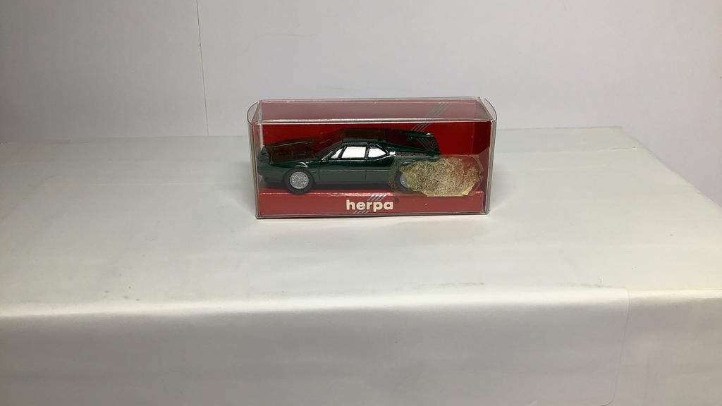 Herpa BMW M1 Miniatuur Auto - Groen, nieuw, Ophalen of Verzenden, Nieuw, Auto, Herpa