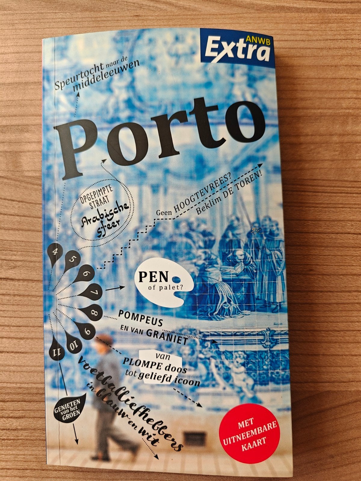 ANWB Extra Porto reisgids met uitneembare kaart, Boeken, Europa, Ophalen of Verzenden, Zo goed als nieuw, Reisgids of -boek