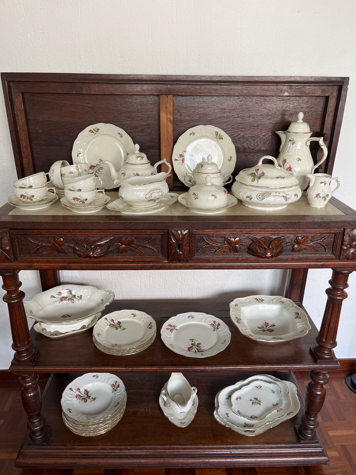 Rosenthal Sanssouci Servies - met Rozenmotief, Ophalen of Verzenden