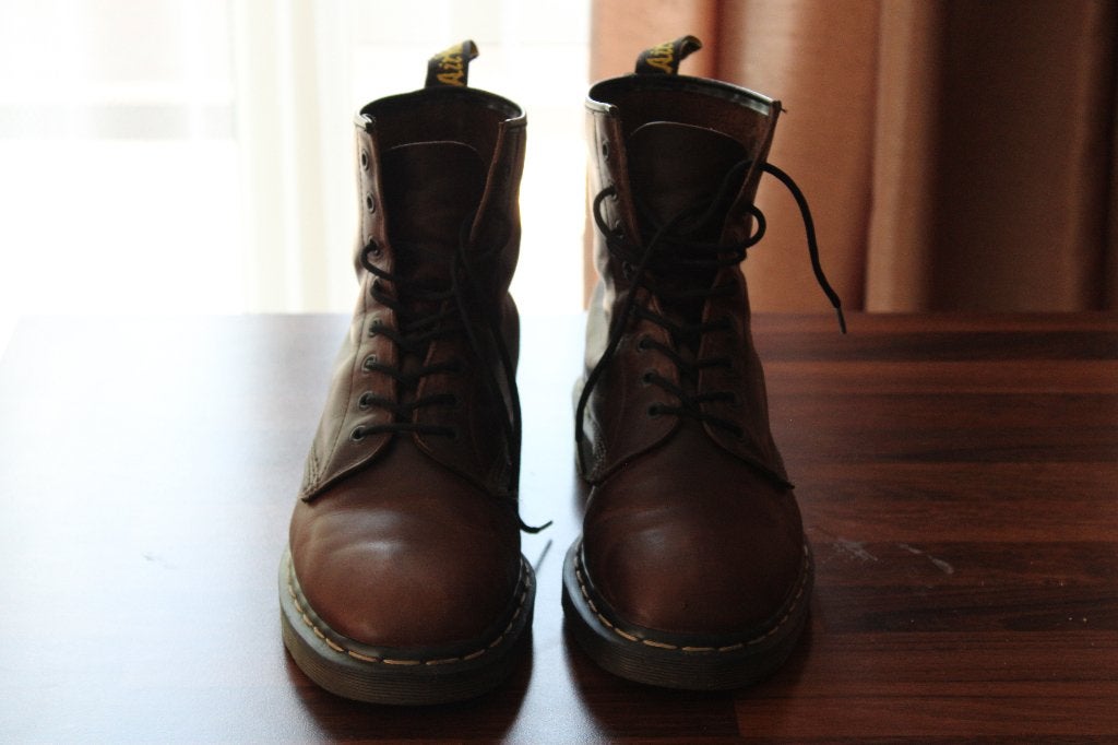 Dr. Martens 1460 "Made in England" - bruin, ZGAN, Kleding | Heren, Schoenen, Bruin, Boots, Ophalen of Verzenden, Zo goed als nieuw