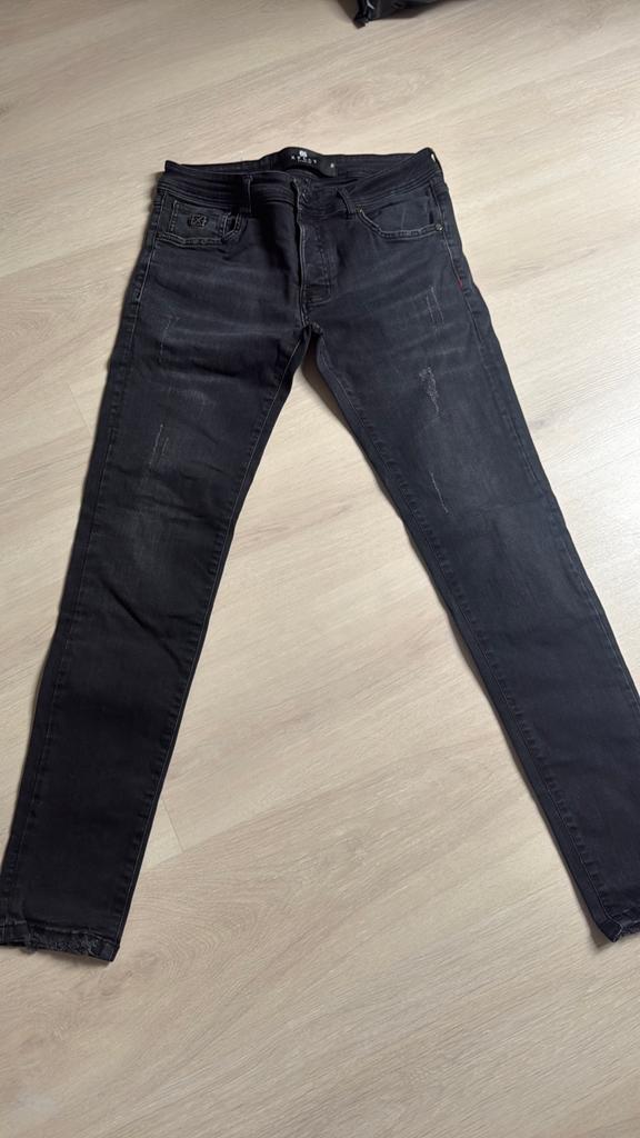 XPLCT MAAT 33 jeans zwart black, Ophalen of Verzenden, Zo goed als nieuw, Blauw, W33 - W34 (confectie 48/50)