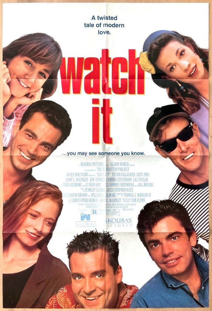 Watch It (1993) - Originele filmposter, Verzamelen, Verzenden, Gebruikt, A1 t/m A3, Film en Tv