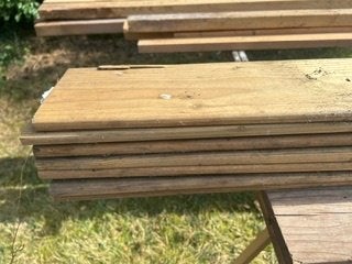 Te Koop Tuinplanken, Ophalen, Zo goed als nieuw, 180 tot 250 cm, Planken