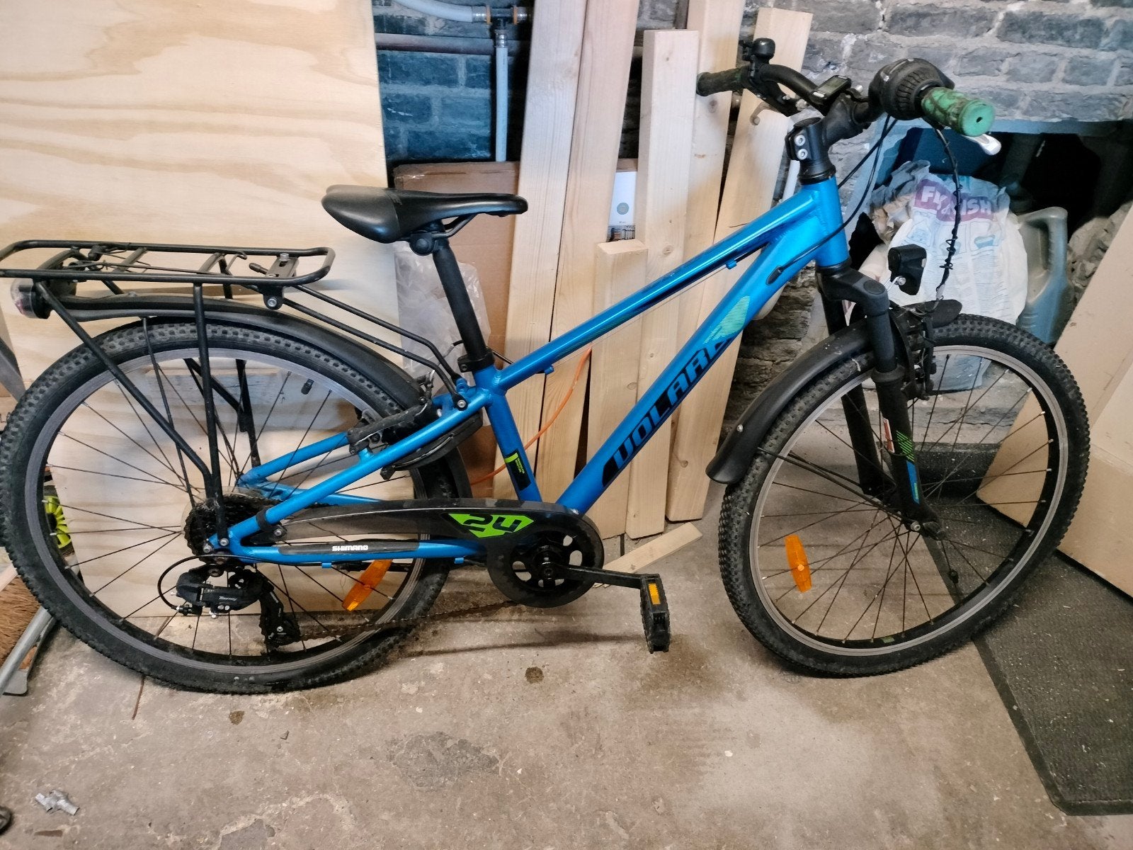 Volare 24 inch kinderfiets - Blauw, Ophalen