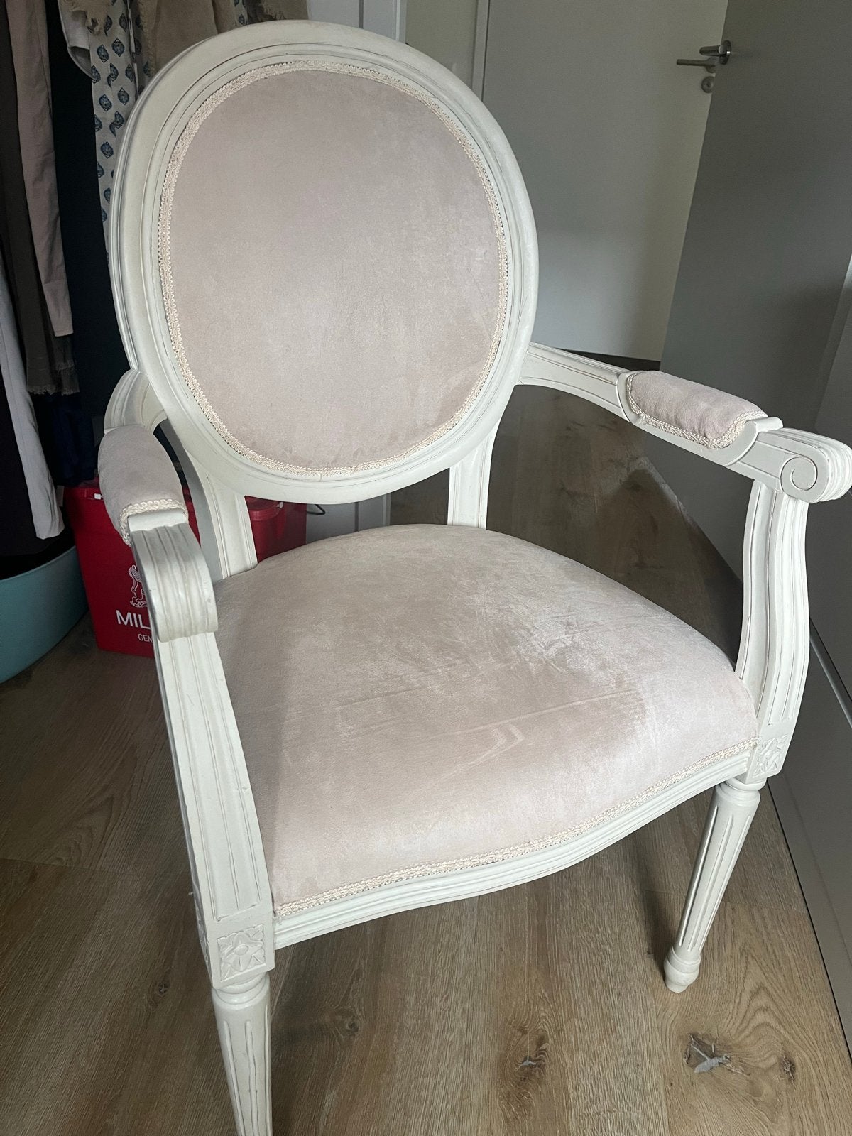 Medaillon stoel met armleuning - HS. Collection, Ophalen, Gebruikt, Overige kleuren, Eén