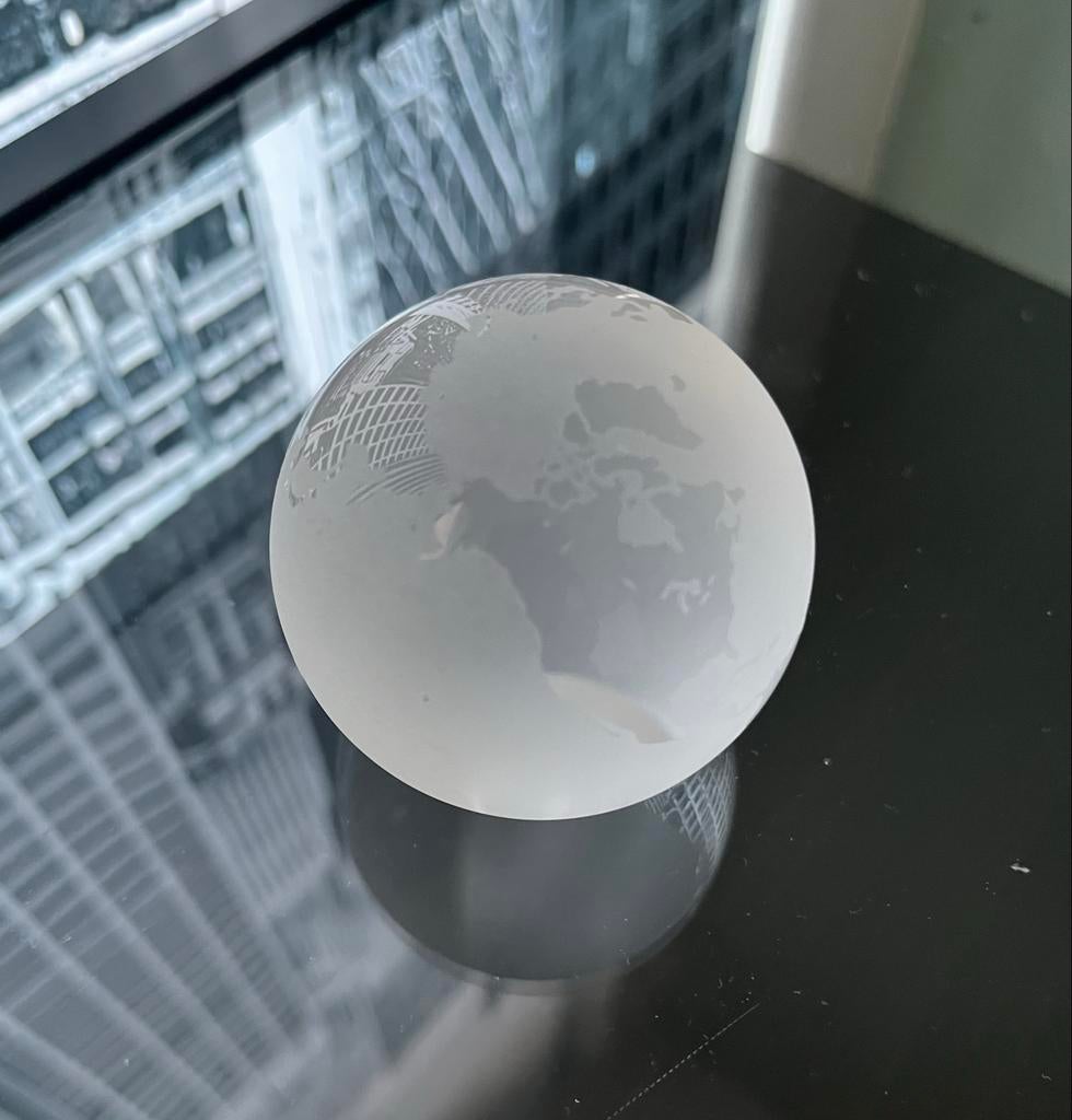 Tiffany & Co Kristallen Wereldbol Decoratie 7 cm, Ophalen of Verzenden