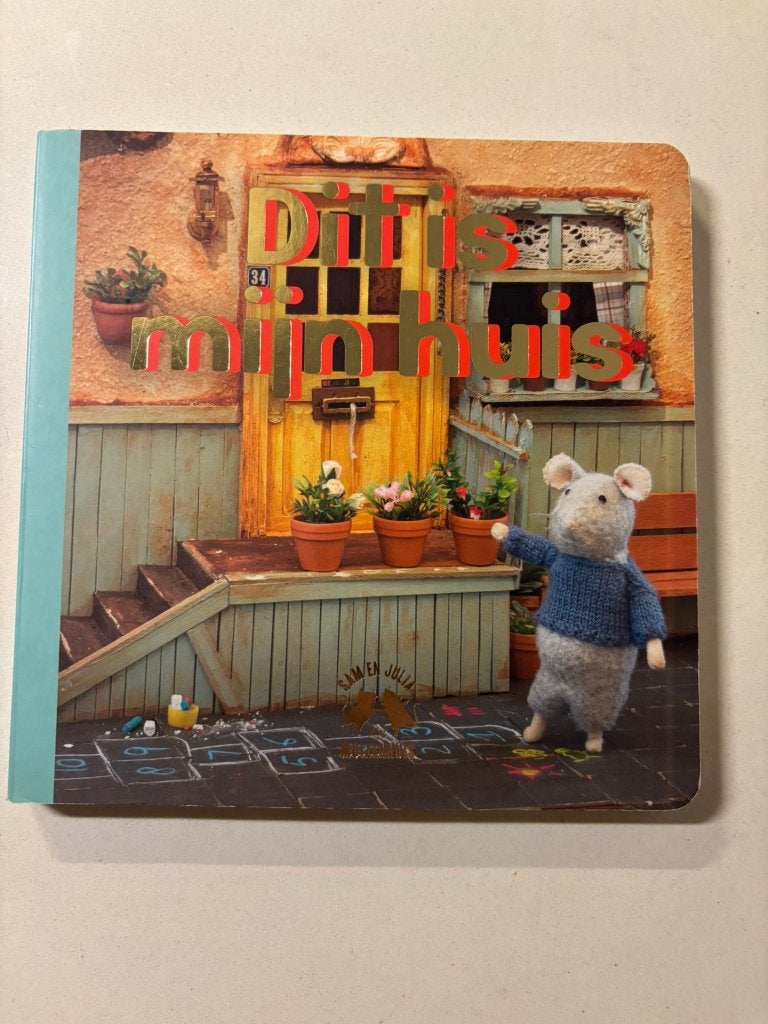 Dít is mijn huis met afbeeldingen van verschillende talen!, Fictie algemeen, Jongen of Meisje, Ophalen of Verzenden, Zo goed als nieuw