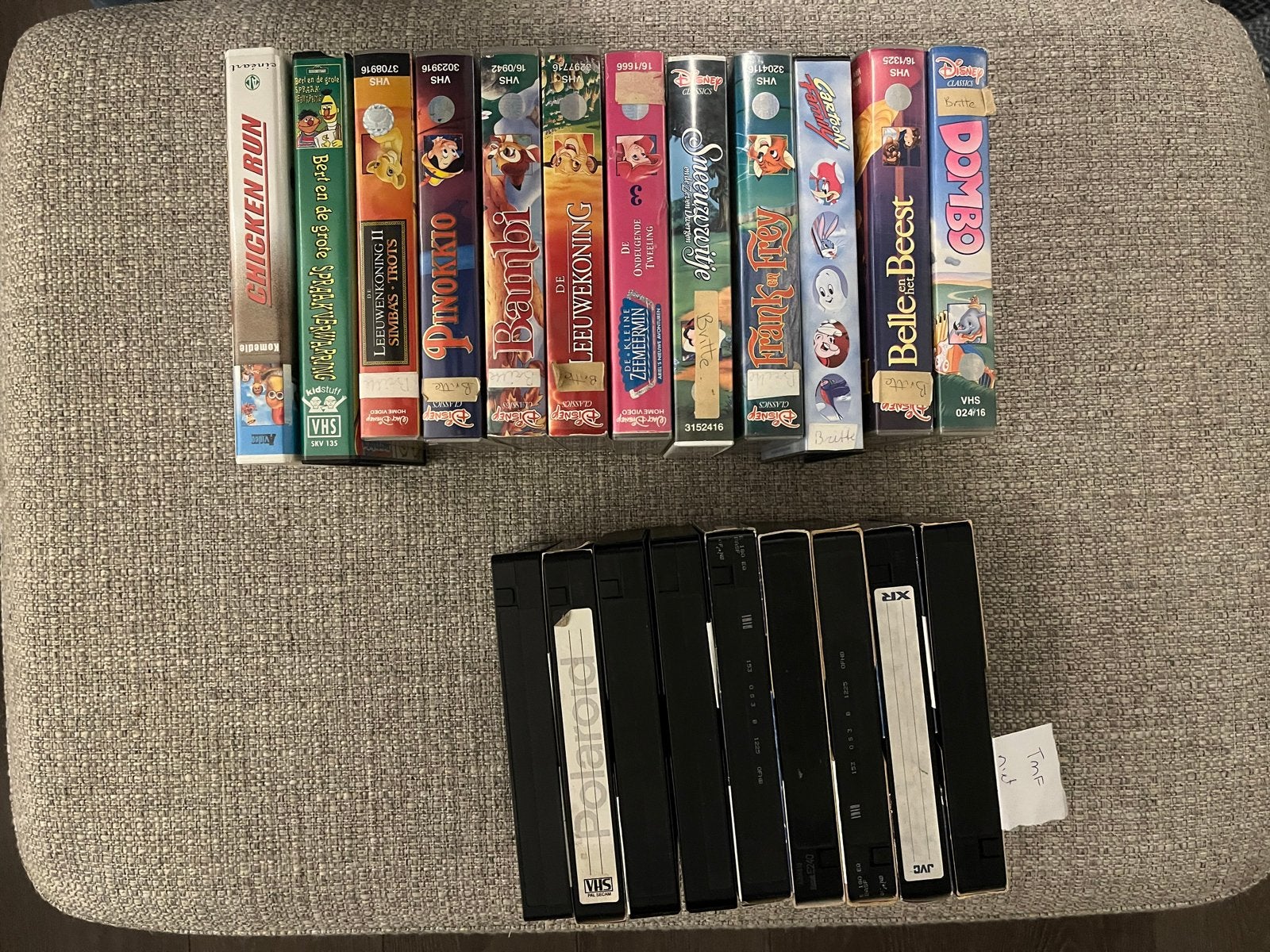 Grote collectie Disney en kinder VHS-banden, Cd's en Dvd's, Gebruikt, Alle leeftijden, Kinderprogramma of -film, VHS