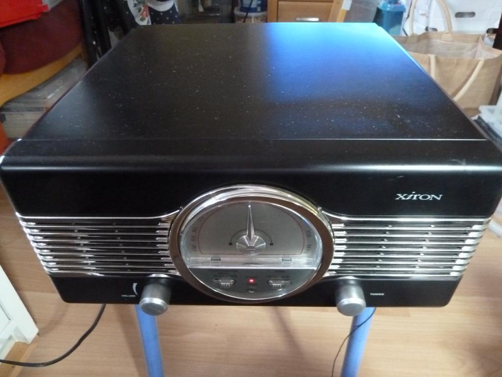Xiron retro platenspeler radio, Ophalen of Verzenden, Gebruikt, Platenspeler, Overige merken