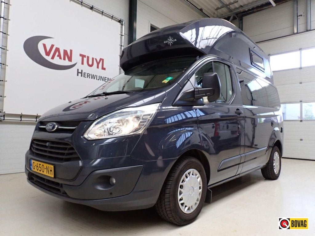 Ford Nugget Hoog dak 155 PK 12-2014, Caravans en Kamperen, Campers, Buscamper of Camperbus, Airbags, Bedrijf, Ford