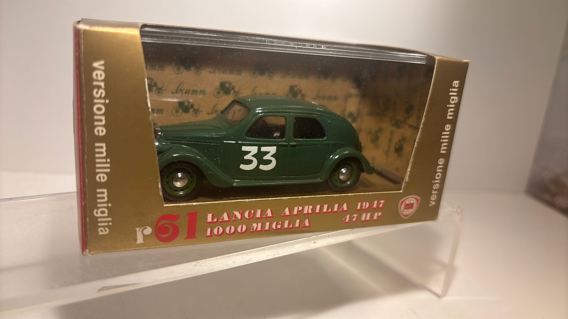 Lancia aprillia 1000 miglia 1947 brumm 1.43, Overige merken, Auto, Ophalen of Verzenden, A