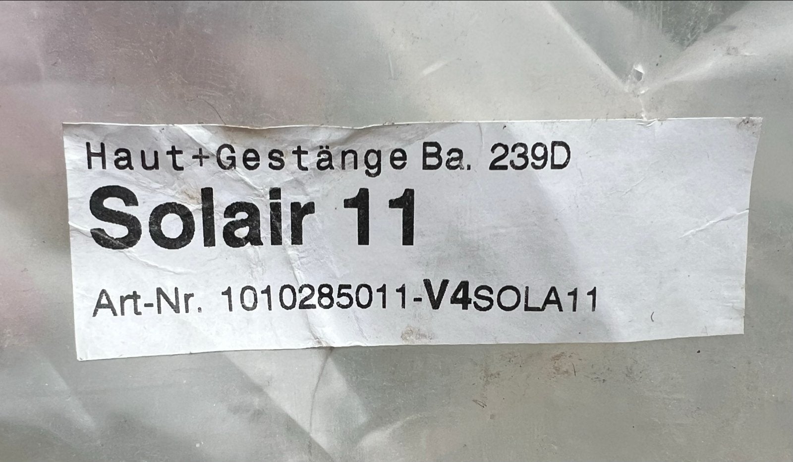 Brand Solair 11 Luifel met Frame van- Zo goed als nieuw, Ophalen of Verzenden, Zo goed als nieuw, Polyester, Brand