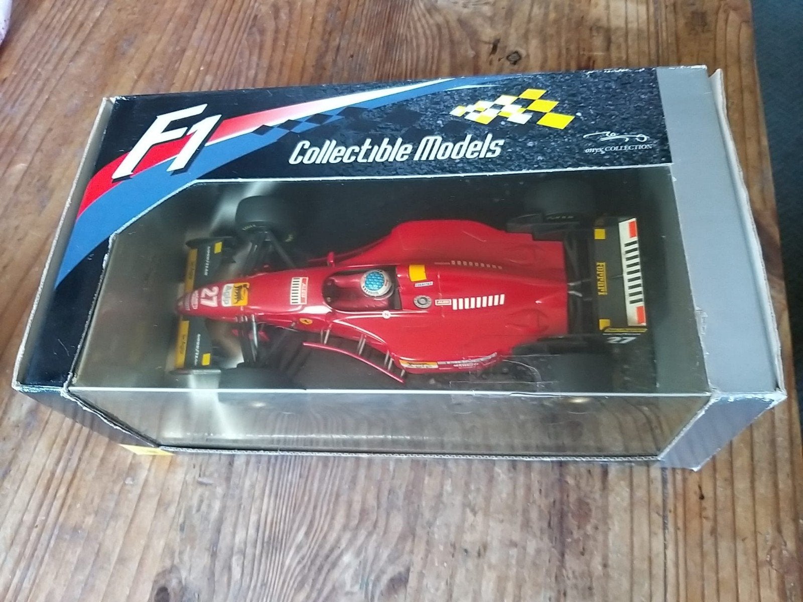 Ferrari 412 T2 Jean Alesi F1 1995 Onyx, Ophalen of Verzenden, Zo goed als nieuw, Auto, Overige merken