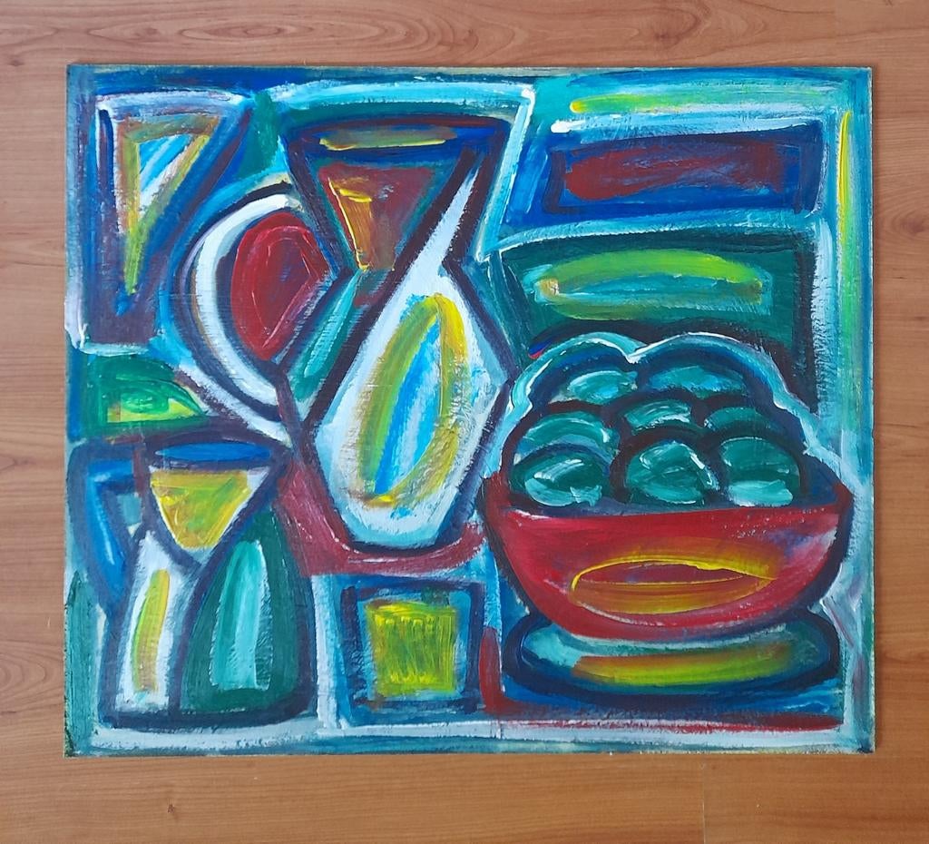 Stilleven schilderij, Ophalen of Verzenden