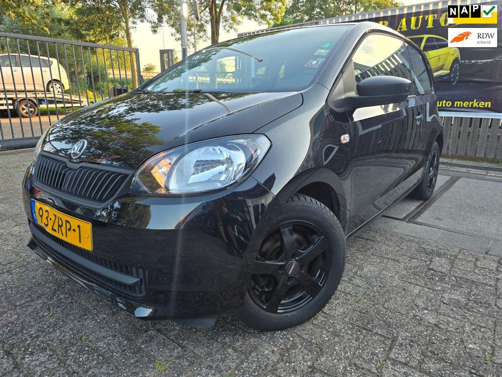 Skoda Citigo 1.0 Greentech Arctic/1e eigenaar/nap/airco/navi, Auto's, Skoda, Voorwielaandrijving, Euro 5, Gebruikt, 840 kg
