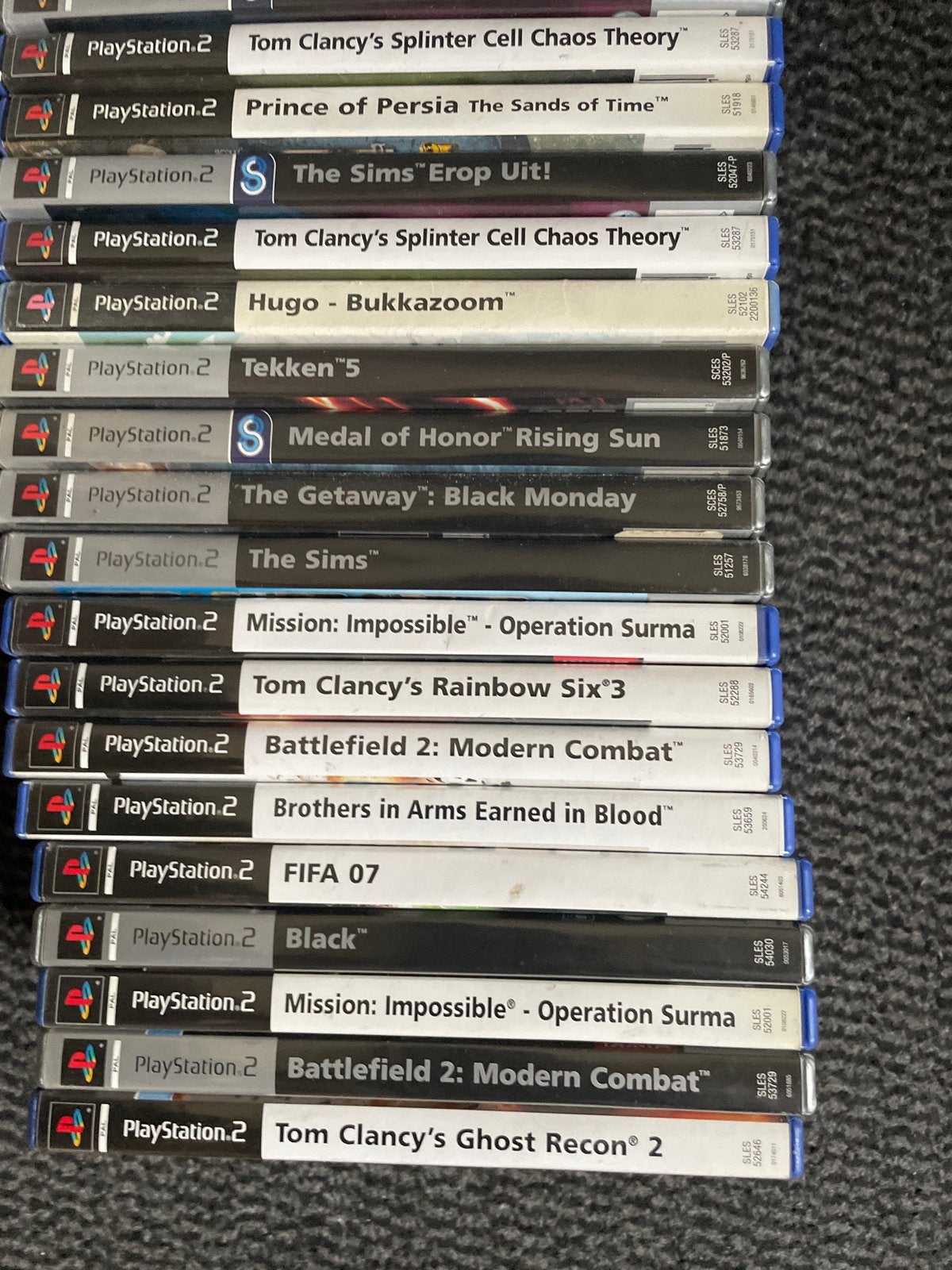 Grote collectie PlayStation 2 games (PS2), Ophalen of Verzenden, Gebruikt, Overige genres