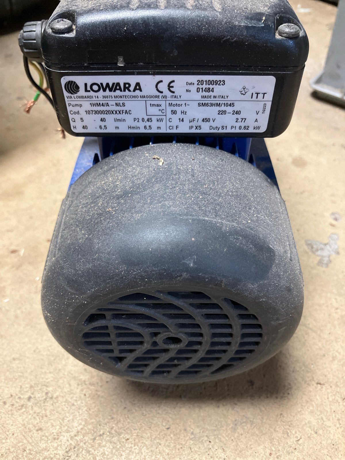 Lowara Pomp - SMG3HM/1045 - 0.62 kW, Ophalen, Gebruikt, Elektrisch, Beregeningspomp