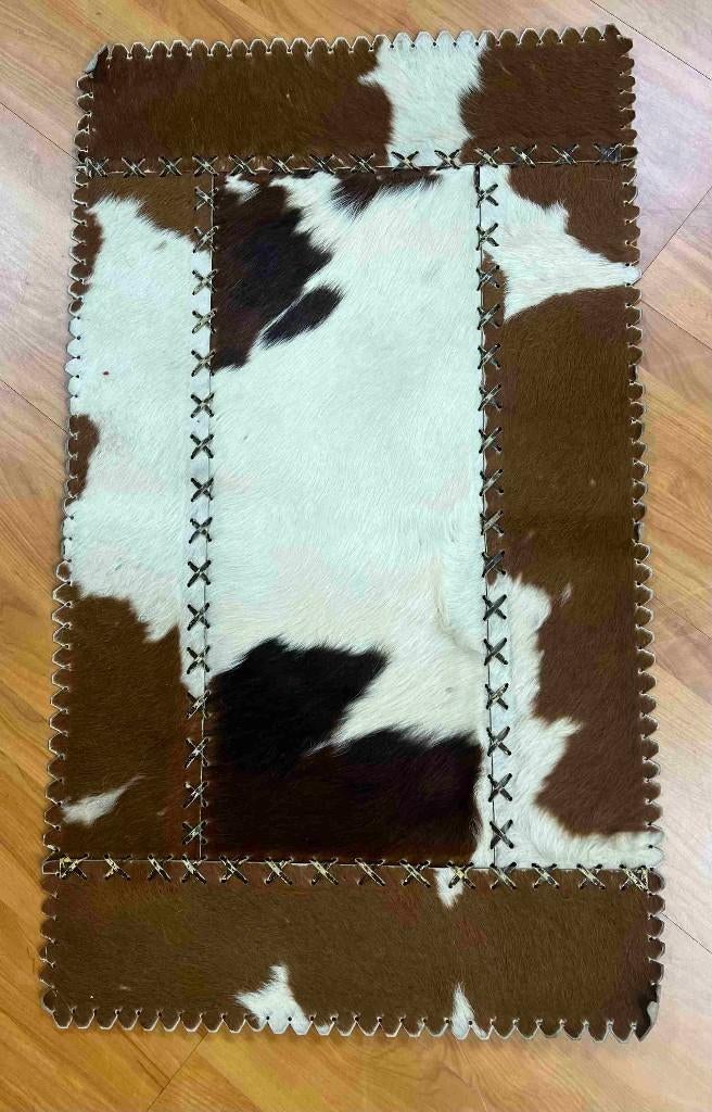 Patchwork koeienhuid kleed 61/48 cm