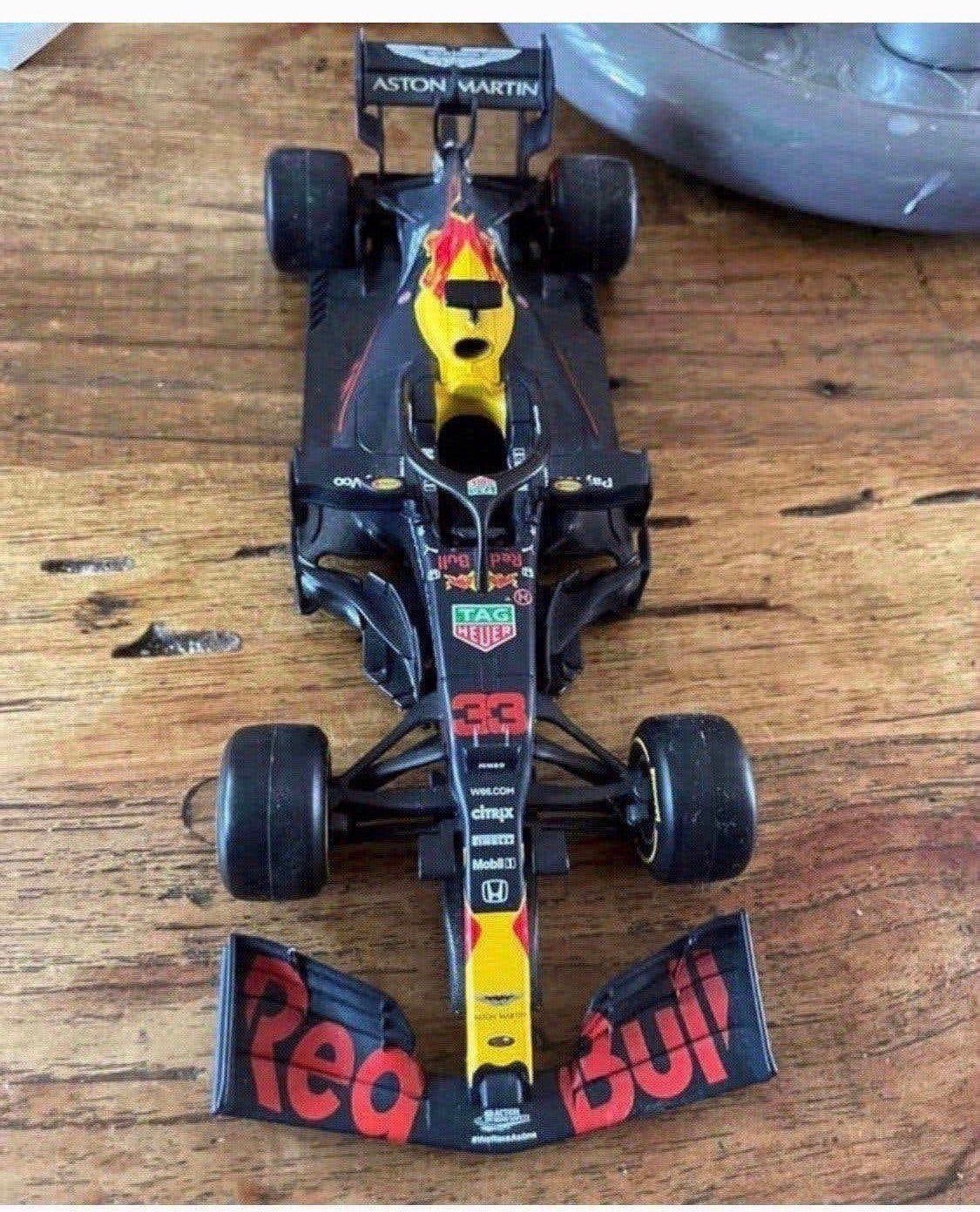 Red bull autootje, Ophalen, Gebruikt