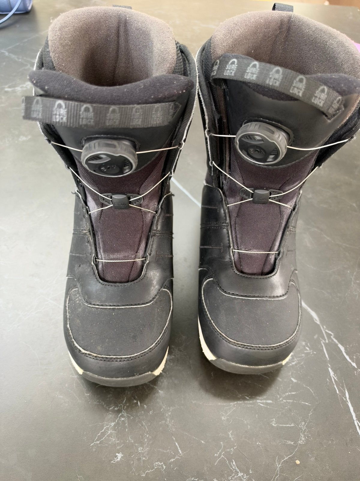 Salomon kids junior snowboard schoenen met boa maat 36,5, Ophalen, Zo goed als nieuw, Schoenen