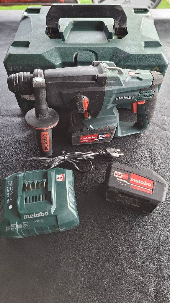 Metabo KHA 18 LTX 18v Accu combihamer SDS plus, ,, Ophalen of Verzenden, Zo goed als nieuw, ,