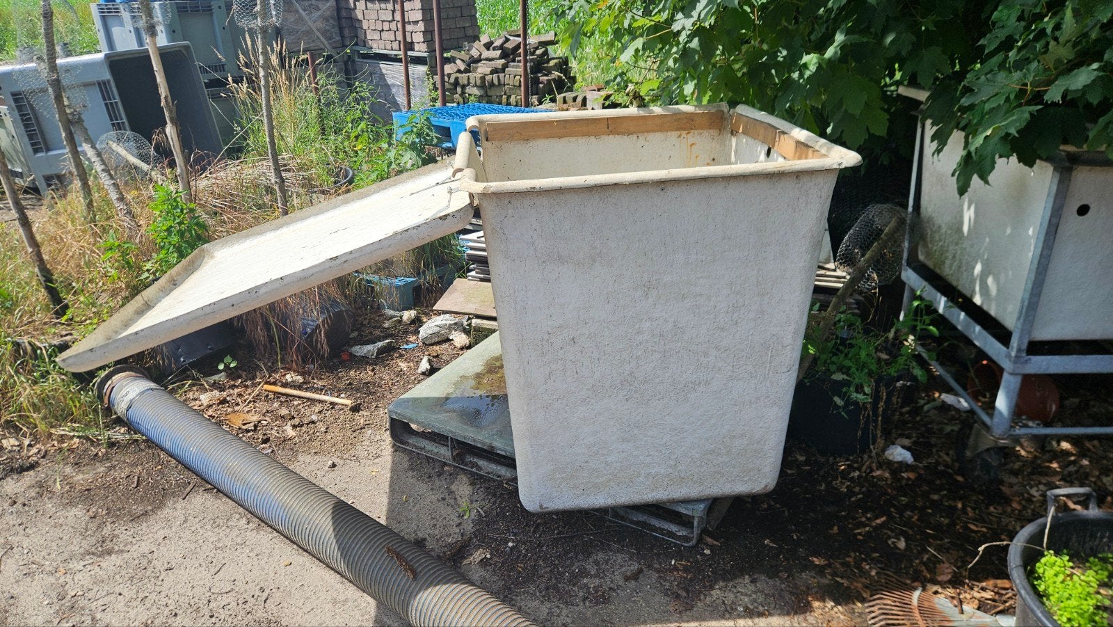 Polyester tijdelijke waterput, incl. deksel, Tuin en Terras, Vijvers, Ophalen of Verzenden, Gebruikt