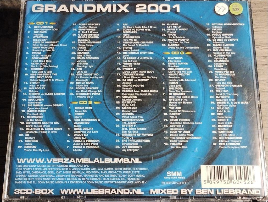 Ben Liebrand - Grandmix 2001 [3 CD], Ophalen of Verzenden, Zo goed als nieuw, Disco