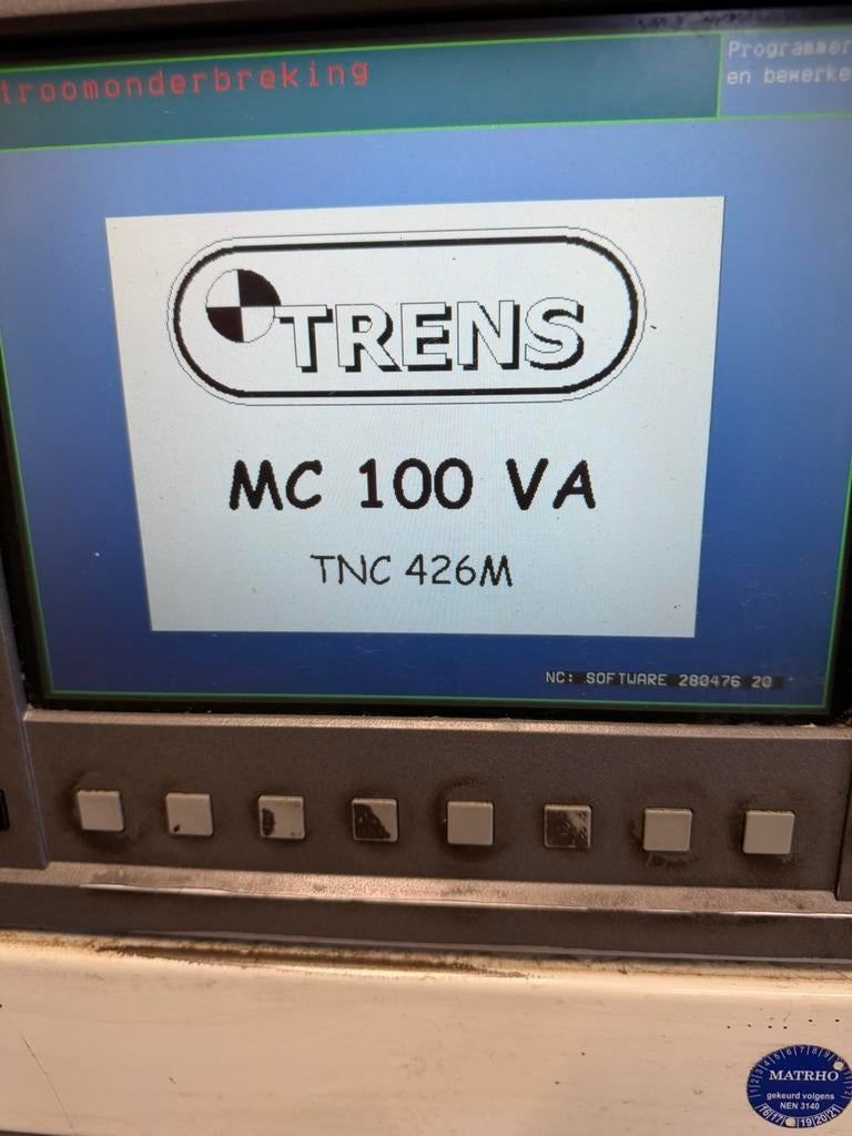 Tos trens cnc 2001 goed werkend te zien, Doe-het-zelf en Verbouw, Ophalen, Zo goed als nieuw, Freesbank