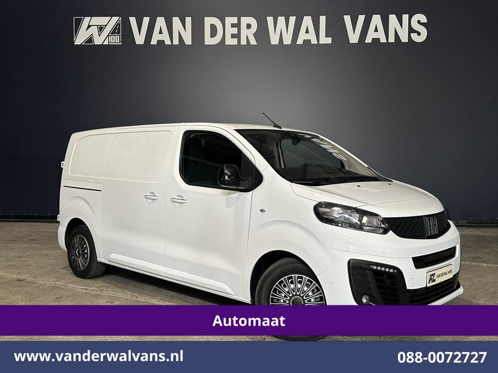 Fiat E-Scudo 136pk Automaat L2H1 50 kWh Elektrisch Airco | C, Auto's, Stof, Gebruikt, Zwart, 1000 kg