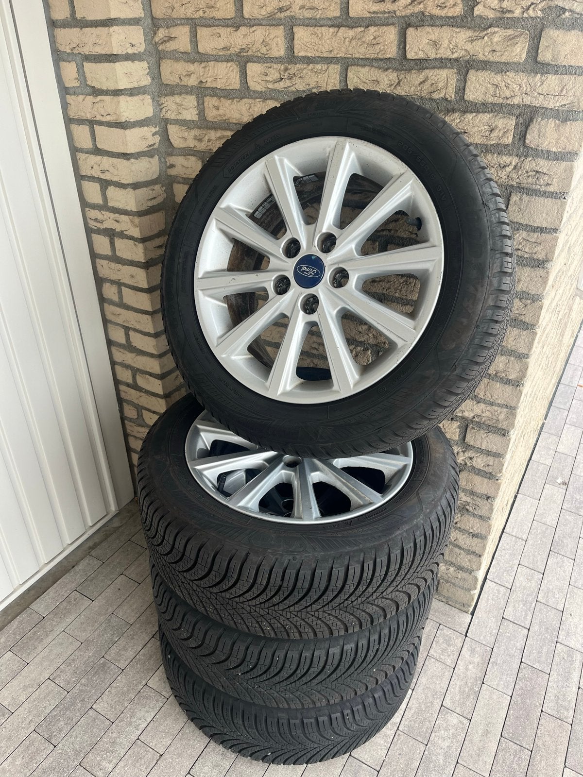 Ford 205/55/R16, Gebruikt, 16 inch, Banden en Velgen, All Season