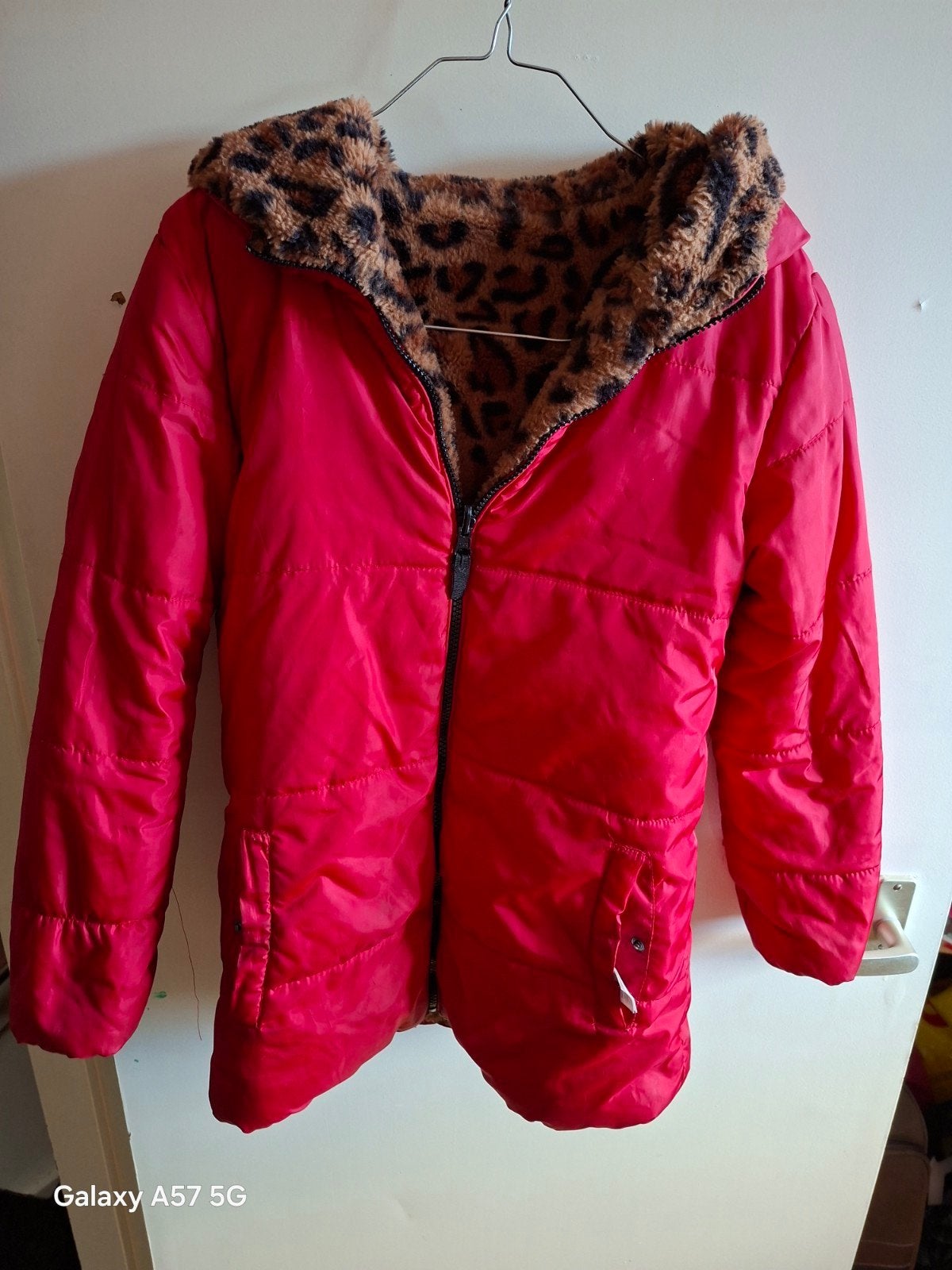 Leuke reversible winterjas maat 158/164 - Nette staat, Ophalen of Verzenden, Zo goed als nieuw, Meisje, Jas