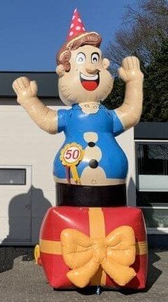 Abraham Kado nieuw!! 4 meter hoog cadeautje, Ophalen, Zo goed als nieuw, Abraham of Sarah