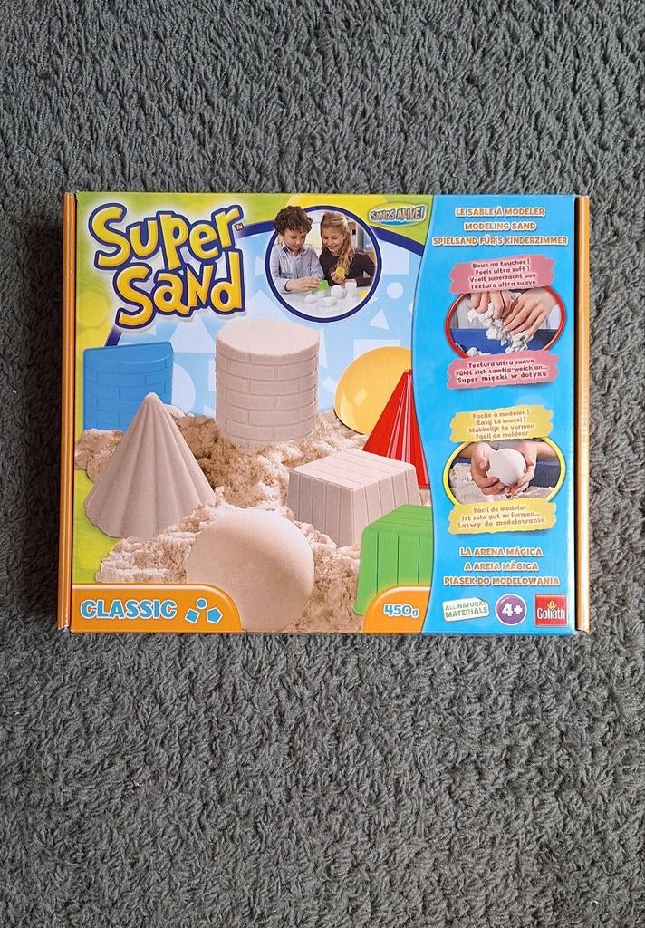 Goliath Super Sand 450 gram met vormpjes, Ophalen of Verzenden, Zo goed als nieuw, Bouwen