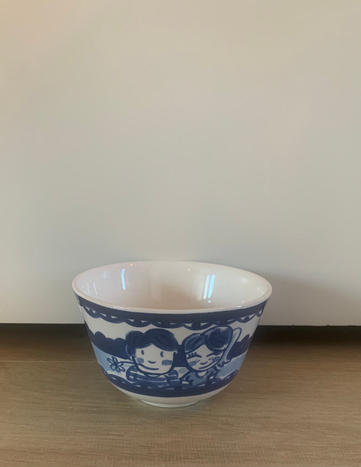 Kom Bloem van Blond Amsterdam, Huis en Inrichting, Keuken | Servies, Ophalen of Verzenden, Zo goed als nieuw, Kom(men), Delftsblauw