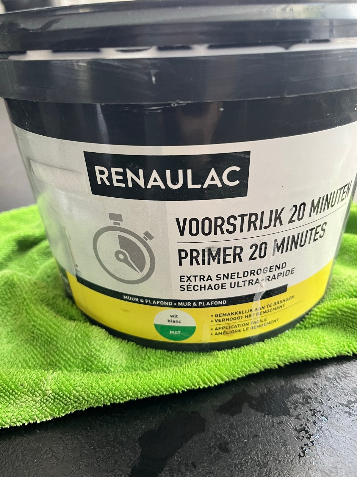 Renaulac Voorstrijkmiddel 2,5L-20m2, Ophalen, Wit, Minder dan 5 liter, Verf