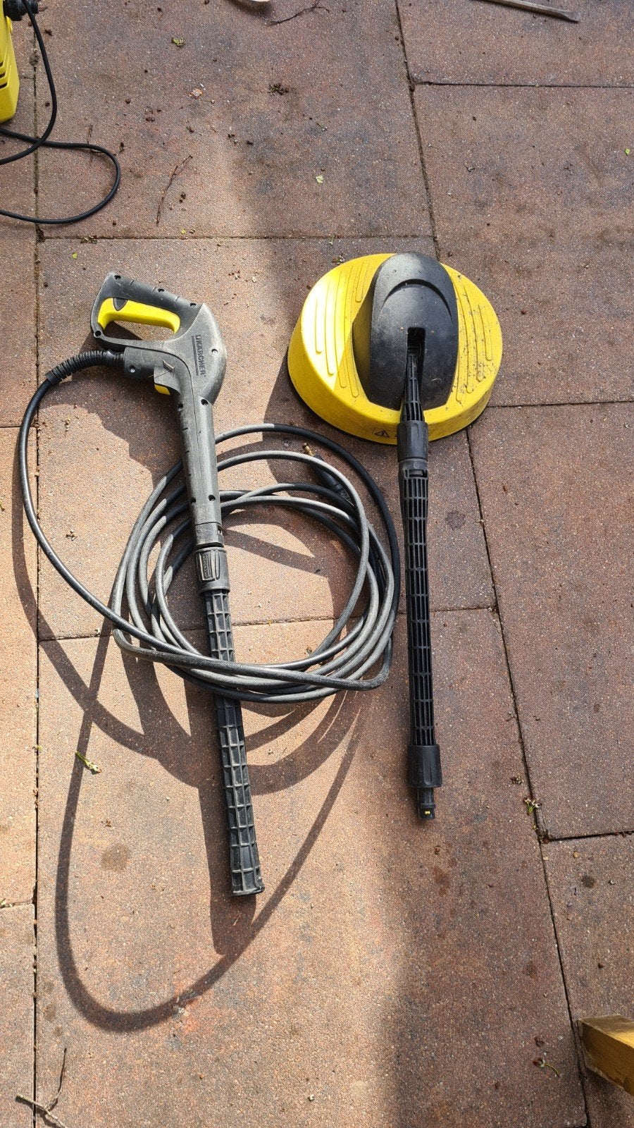 Karcher hogedrukreiniger met terrasreiniger, Ophalen of Verzenden, Gebruikt, Elektrisch, Karcher