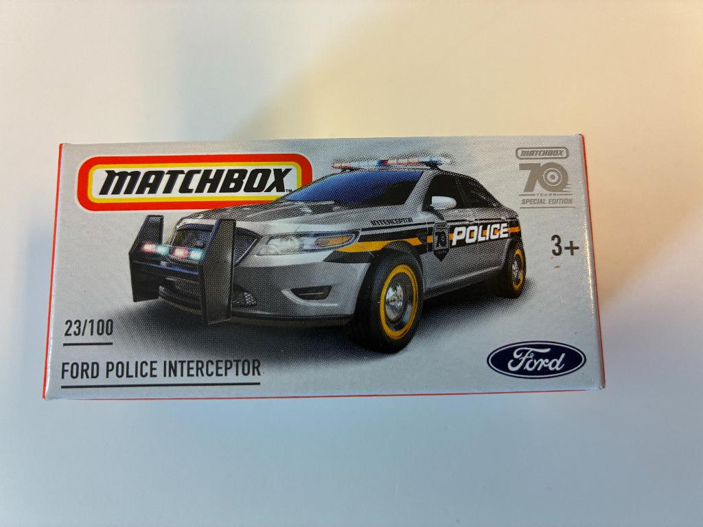 89858: Ford Police Interceptor - Matchbox, Nieuw, Ophalen of Verzenden, Gondel 1, 1186MJ Amstelveen, Service.nl@mattel.com