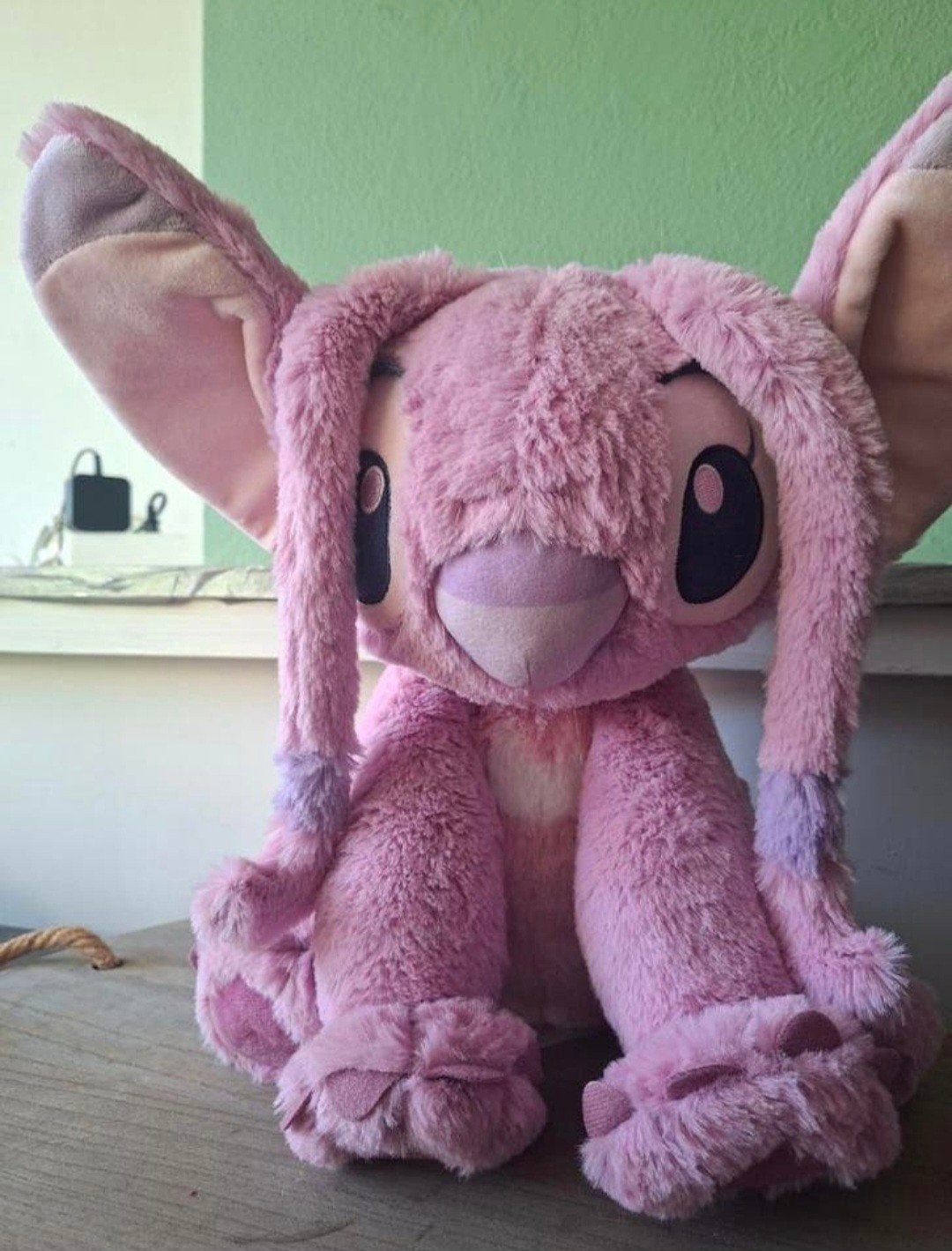 Disney Angel knuffel Lilo & Stitch roze pluche, Ophalen, Overige figuren, Gebruikt, Overige typen