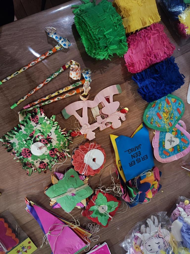 Vintage Verjaardagsversiering Jaren '70/'80 Collectie, Ophalen of Verzenden, Gebruikt, Versiering, Verjaardag