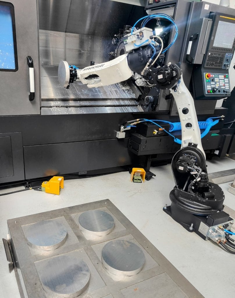 Robot Yaskawa MH24 Draaibank opstelling, Ophalen of Verzenden